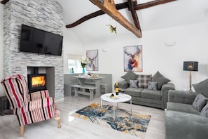 Cottage | Living area - Beautiful 2-bed Cottage Near Carlisle With Hot Tub (Carlisle)