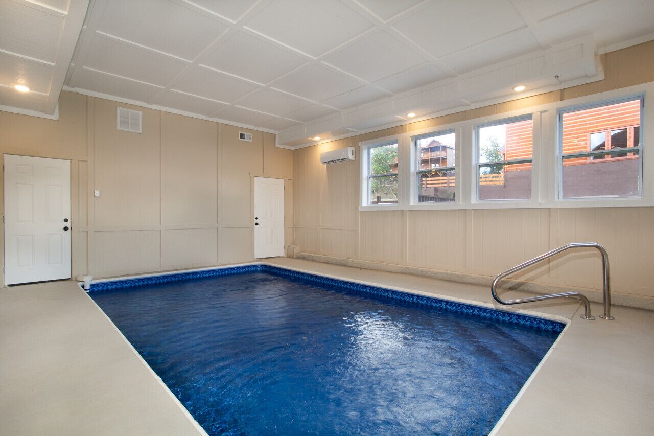 Piscine intérieure, piscine chauffée
