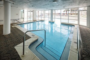 Indoor pool, outdoor pool