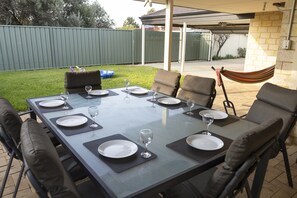 Outdoor dining