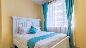Departamento Deluxe, vista a la ciudad | 1 habitación, decoración personalizada y muebles diferentes