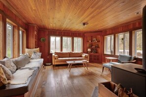 Fireplace - Sweet Root Hollow - 12 Private Acres on Farmer Creek (Cloverdale)