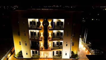 Front of property – evening/night