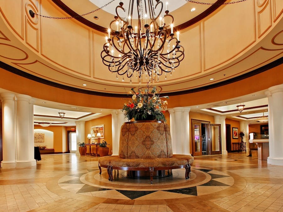Lobby sitting area