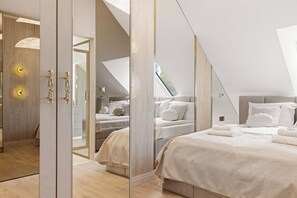 Habitación clásica doble | 2 dormitorios, tabla de planchar con plancha, wifi gratis y ropa de cama