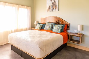 3 quartos, roupas de cama premium, cortinas blackout