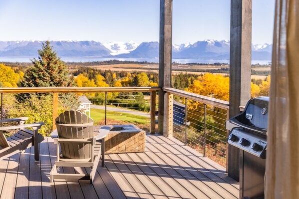 Terrace/patio - Inlet View Home (Homer)