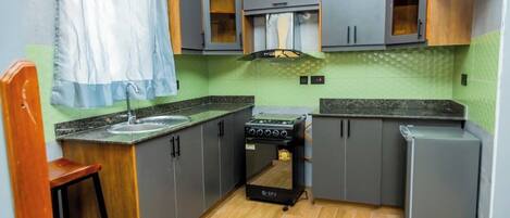 Family Apartment, Balcony, Hill View | Private kitchen