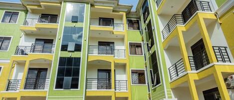 Façade de l’hébergement