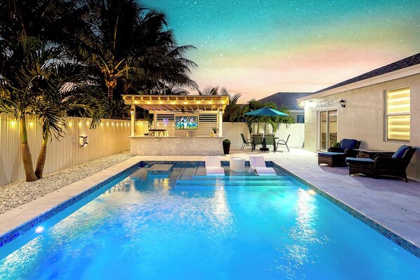 Außenpool, beheizter Pool