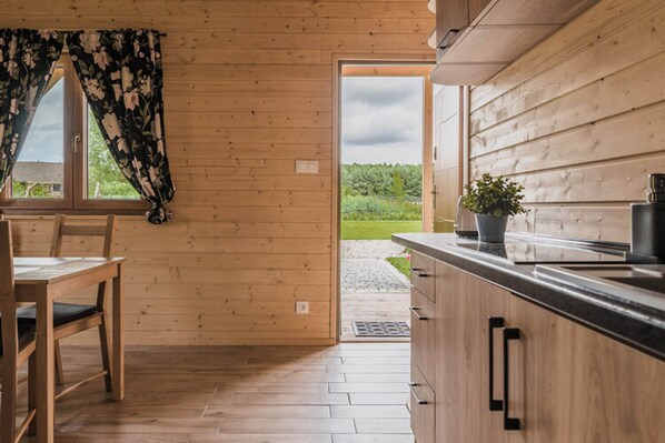 Private kitchen - Summer House by the Sea With BBQ (Swierzno)