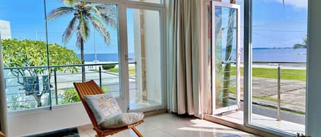 Familienapartment, Mehrere Betten, Balkon, Meerblick | Fassade der Unterkunft