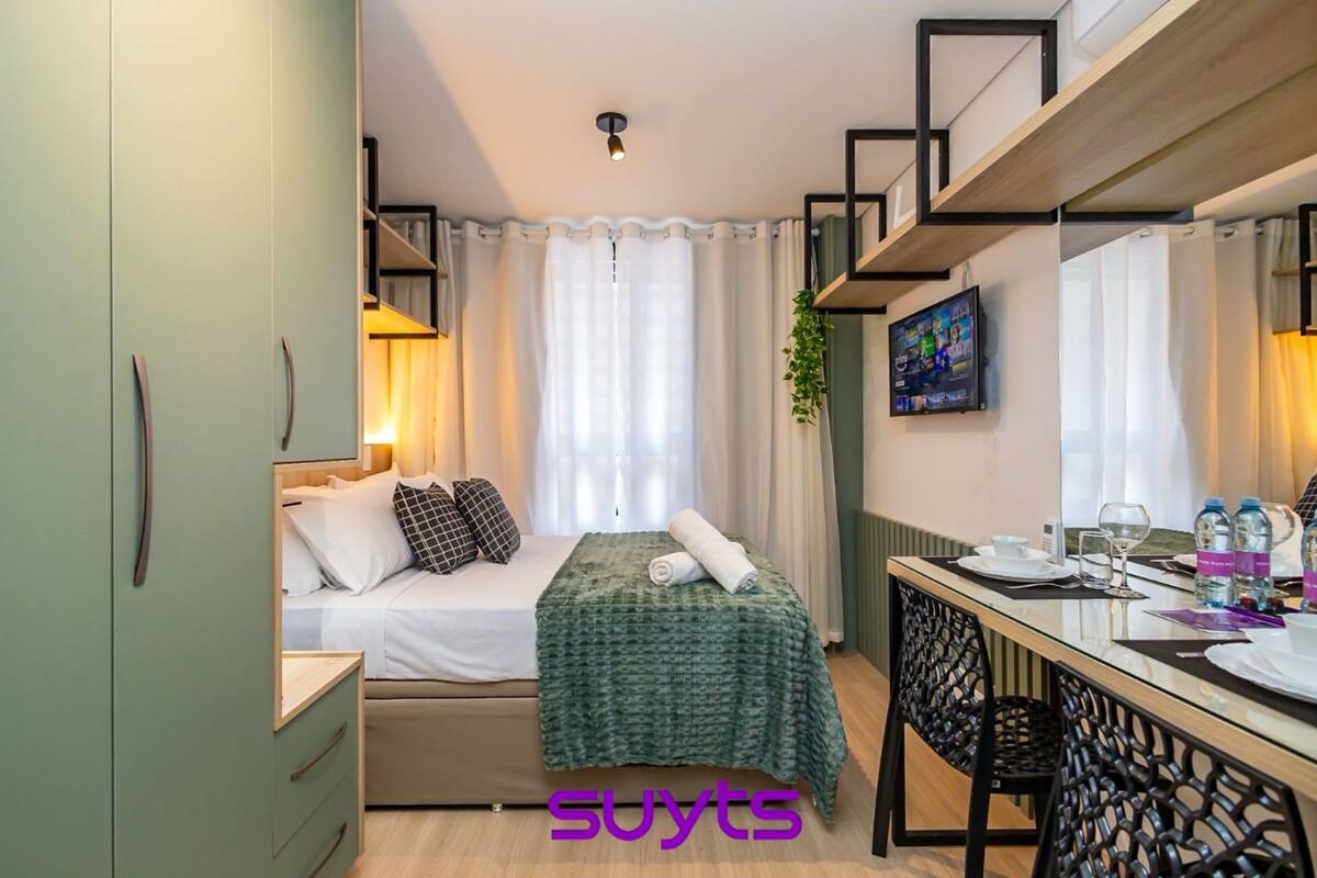 1 habitación, espacio para trabajar con laptop y wifi gratis