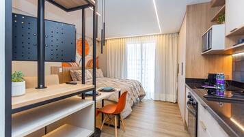 All Batel Suyts - SUY039 | 1 間睡房、手提電腦工作空間、免費 Wi-Fi、床單