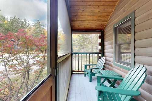 Idyllic dog-friendly studio cabin with AC, fireplace & WiFi