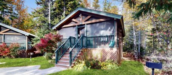 Charming dog-friendly studio cabin with firepit and near outdoor fun