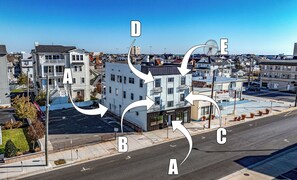 Exterior - Spacious 2BR/2BA Home, Beach & Boardwalk Steps, Pool Access/Linens Included! (Ocean City)