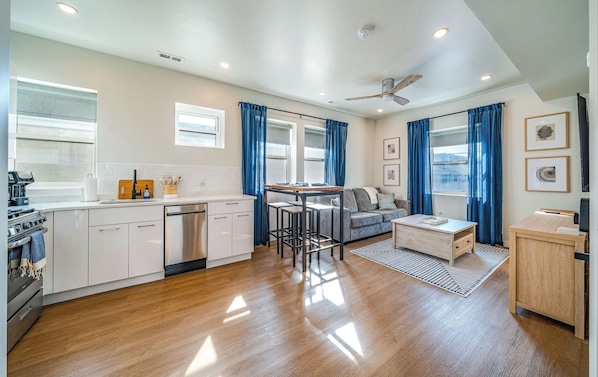 Interior - Spacious 2BR/2BA Home, Beach & Boardwalk Steps, Pool Access/Linens Included! (Ocean City)