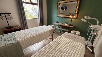 Salas de tratamiento para parejas, aromaterapia