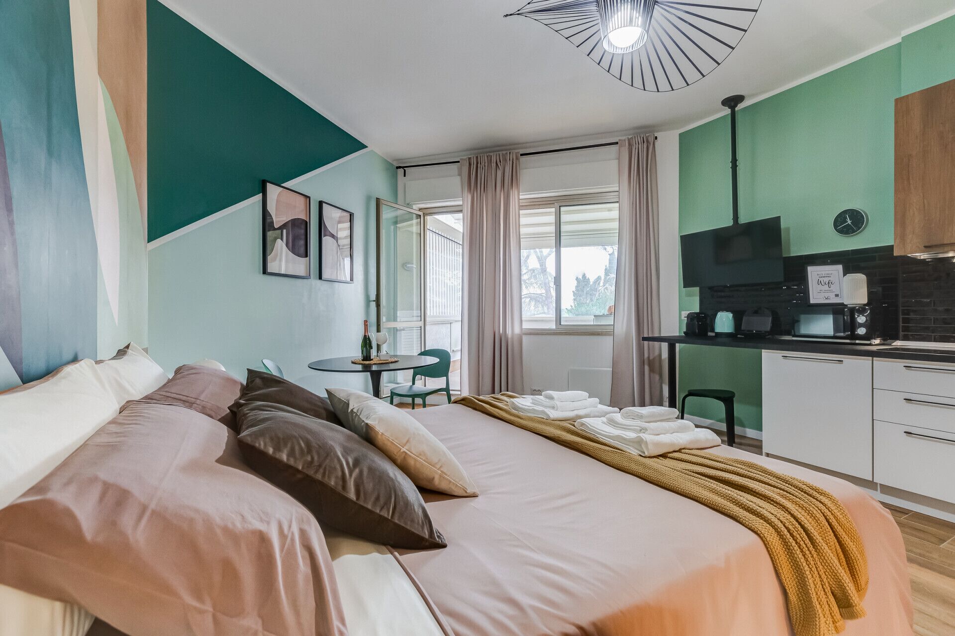 1 Schlafzimmer, Bügeleisen/Bügelbrett, WLAN, Bettwäsche