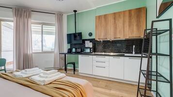 1 chambre, fer et planche Ă repasser, Wi-Fi, draps fournis