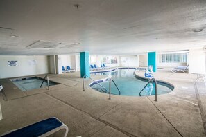 Indoor pool, a heated pool