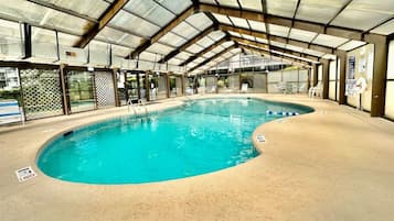 Indoor pool, a heated pool