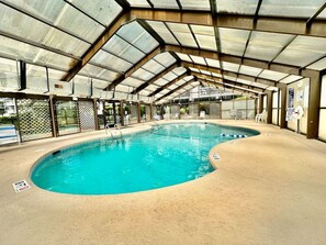 Indoor pool, a heated pool