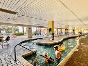 Indoor pool, a heated pool