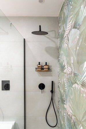 Shower, hair dryer, bidet