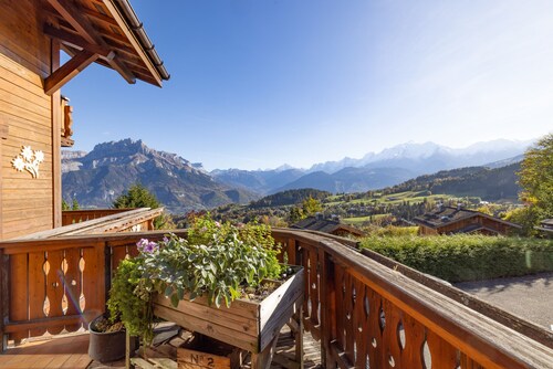 Gästehaus 'Chambre D'hôte Dans Un Chalet' mit Bergblick und WLAN