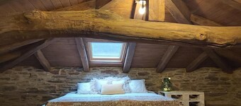 Landhaus 'O Paxar' mit Bergblick, privater Terrasse und WLAN