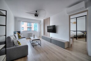 2 chambres, fer et planche Ă repasser, Wi-Fi gratuit, draps fournis