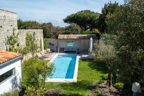 Una piscina climatizada
