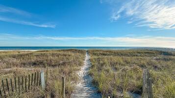 Accommodatie ligt op het strand