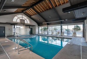 Indoor pool, a heated pool