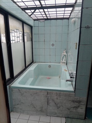 Jetted bath, hair dryer, towels, soap - CASA HERMOSA QUITO (Quito)