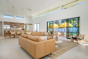 House | Living area | 50-inch Smart TV with digital channels at The Reserve at Polo Villas by AvantStay