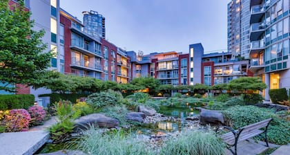 Downtown Vancouver with False Creek View, across from Rogers Arena & BC Place