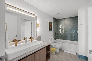 Shower, hair dryer