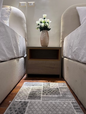 1 bedroom, laptop workspace, soundproofing, iron/ironing board