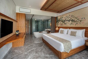Emana Room | Free minibar, desk, free cribs/infant beds, free WiFi - Emana Akatara (Ubud)