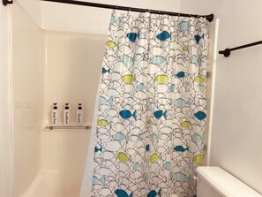 Handdoeken, zeep, shampoo