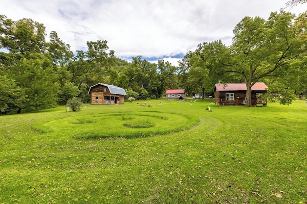 Relaxation Cabin is the farthest away in this photo