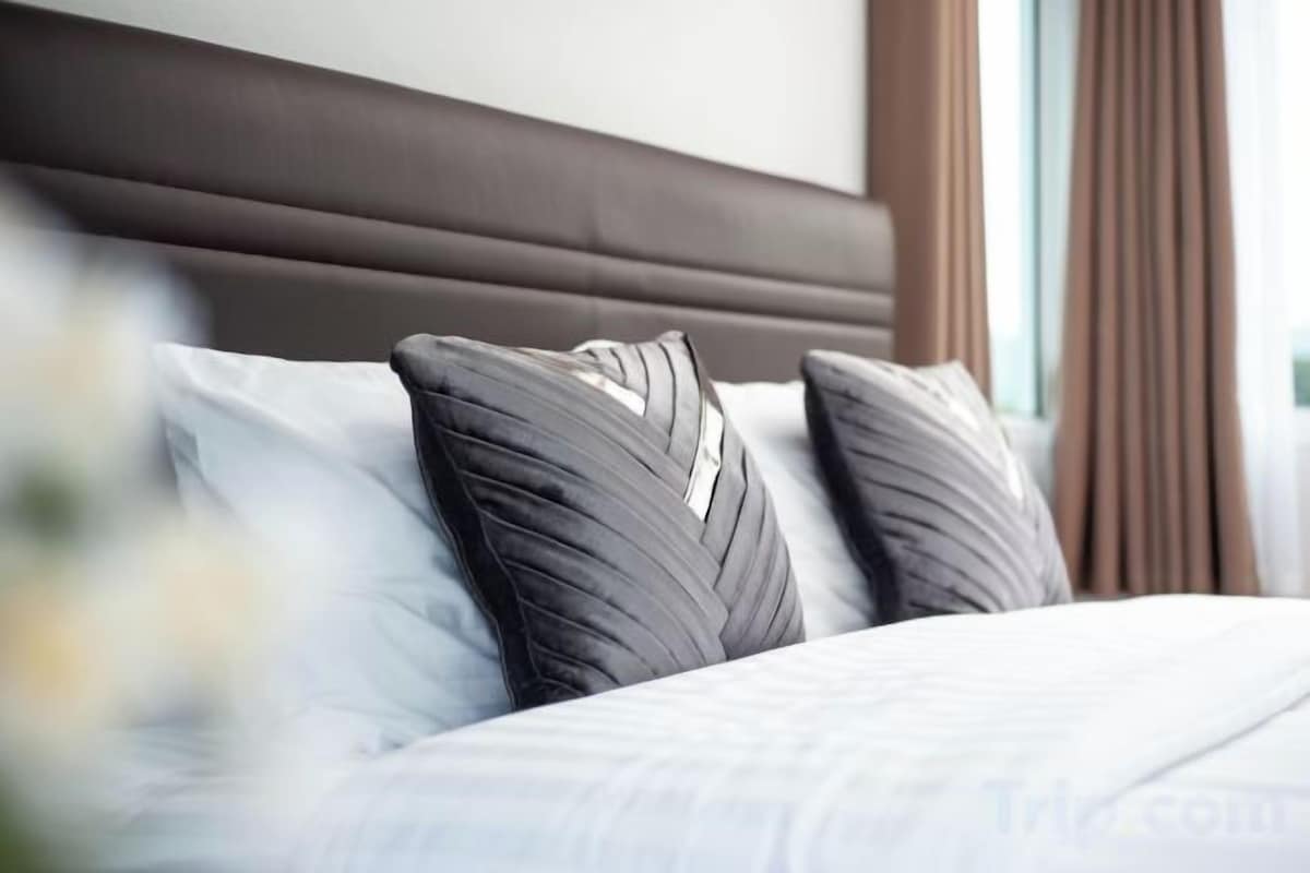Wi-Fi de cortesia, roupa de cama