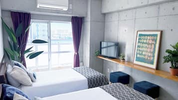 1 間睡房、書桌、免費 Wi-Fi、床單