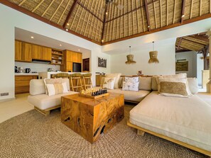 Villa Olive Seminyak | Living area | Flat-screen TV