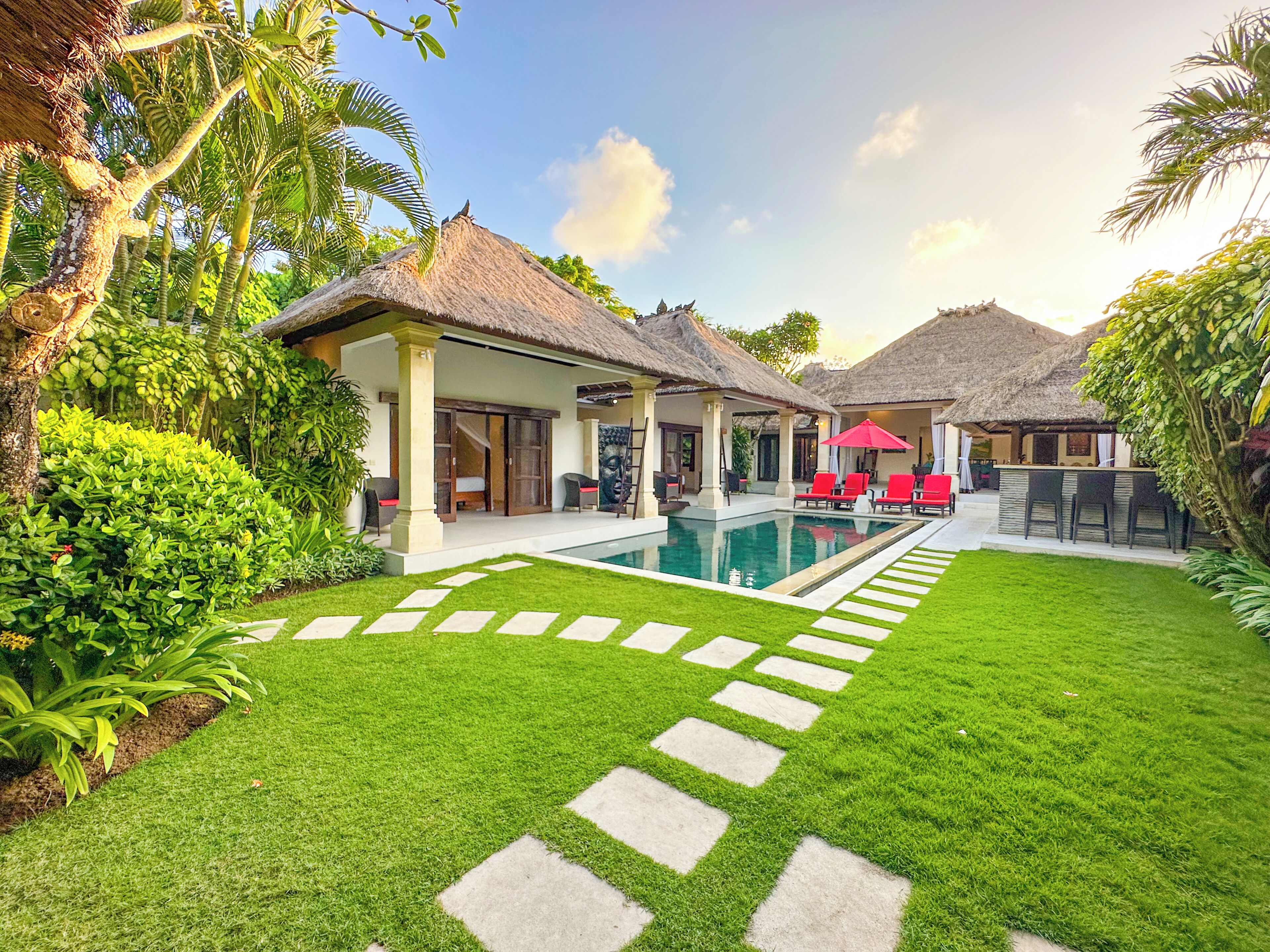 Villa Rama Seminyak | Vista al jardín