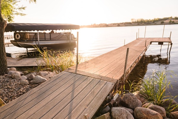 Dock & Boat – Lakeside serenity 🌅🚤
