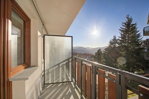 Apartamento família, 2 quartos, sacada (Appartamento Fraiteve Ski In Ski Out) | Sacada